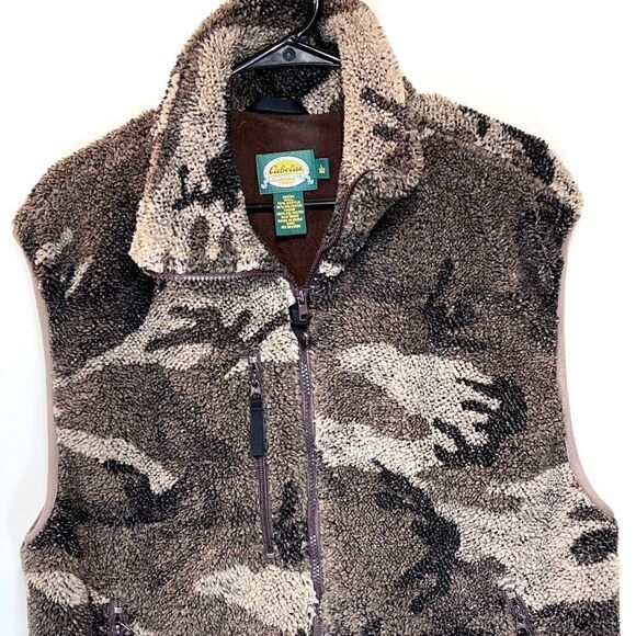 Women’s Cabela’s Sherpa fleece heavy lined vest L - Picture 3 of 5